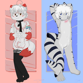 Oc's of an old friend of mine. 2024